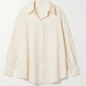 The Row Andra Shirt - Bisque